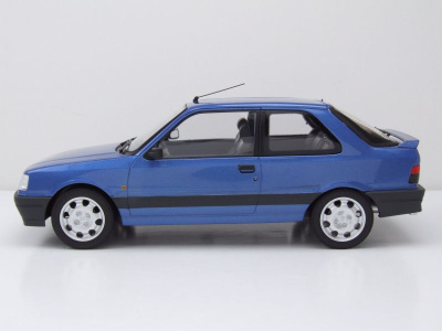 Peugeot 309 GTi 16 1992 blau Modellauto 1:18 Norev