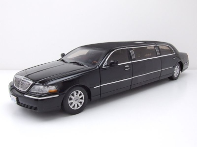 Lincoln Town Car Limousine 2003 schwarz Modellauto 1:18...