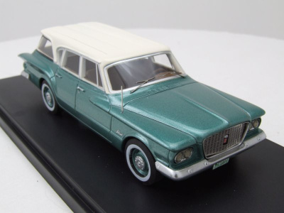 Plymouth Valiant Station Wagon Kombi 1960 grün/weiß Modellauto 1:43 Neo Scale Models