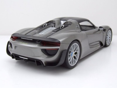 Porsche 918 Spyder Hardtop Weissach 2012 grau schwarz...