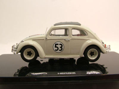 VW Käfer 1962 "Herbie - Love Bug" #53 Modellauto 1:43 Hot Wheels - Elite