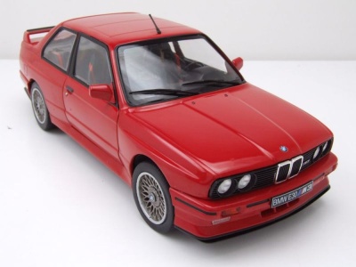 BMW M3 E30 1986 rot Modellauto 1:18 Solido