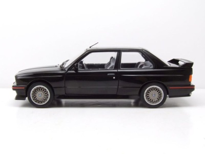 BMW M3 E30 Evo Sport 1990 schwarz Modellauto 1:18 Solido