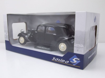 Citroen Traction 11CV 1937 schwarz Modellauto 1:18 Solido