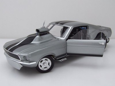 Ford Mustang Gasser "Gone in 60 seconds" 1967 grau Modellauto 1:18 Acme