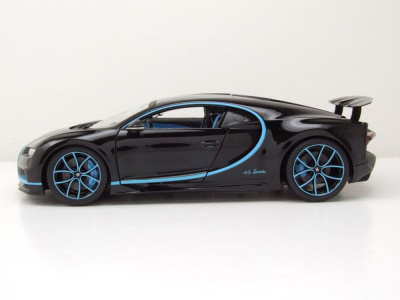 Bugatti Chiron 2016 schwarz Modellauto 1:18 Bburago