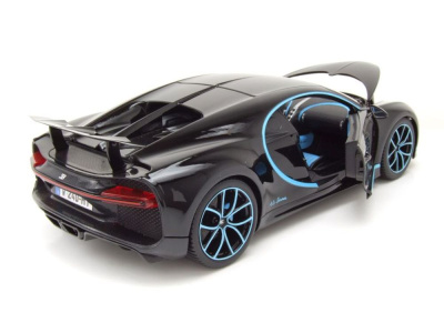 Bugatti Chiron 2016 schwarz Modellauto 1:18 Bburago