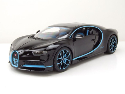 Bugatti Chiron 42 Sekunden Weltrekord 2016 schwarz...