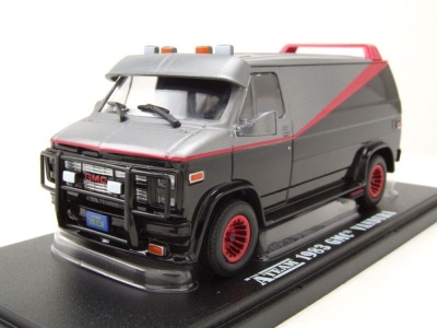 GMC Vandura A-Team Van 1983 TV-Serienmodell grau schwarz...