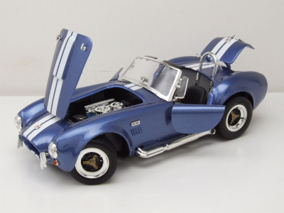 Shelby Cobra 427 S/C 1964 blau metallic Modellauto 1:18 Lucky Die Cast