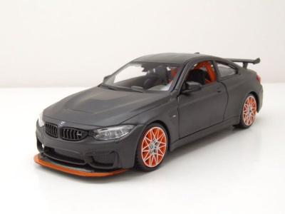 BMW M4 GTS matt grau metallic Modellauto 1:24 Maisto