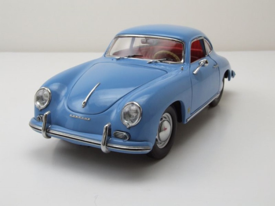Porsche 356 A 1500 GS Carrera GT 1957 aquamarine blau Modellauto 1:18 Sun Star