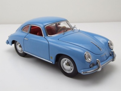 Porsche 356 A 1500 GS Carrera GT 1957 aquamarine blau Modellauto 1:18 Sun Star