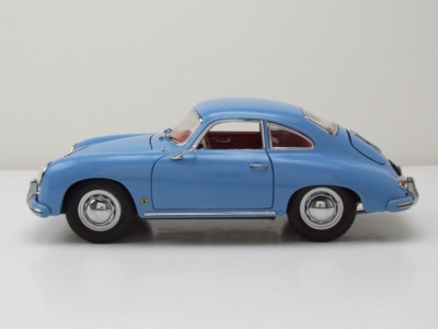 Porsche 356 A 1500 GS Carrera GT 1957 aquamarine blau Modellauto 1:18 Sun Star