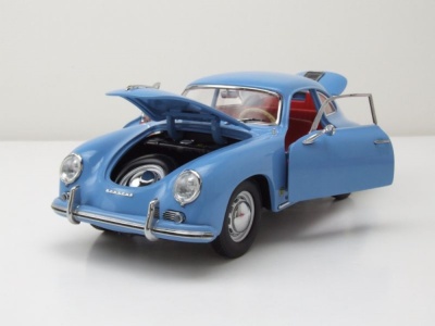 Porsche 356 A 1500 GS Carrera GT 1957 aquamarine blau Modellauto 1:18 Sun Star