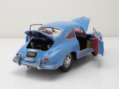 Porsche 356 A 1500 GS Carrera GT 1957 aquamarine blau Modellauto 1:18 Sun Star