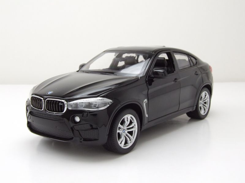 BMW X6M 2018 schwarz Modellauto 1:24 Rastar