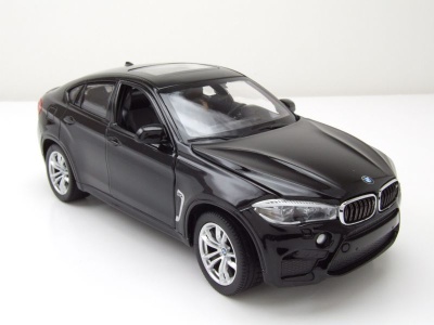 BMW X6M 2018 schwarz Modellauto 1:24 Rastar