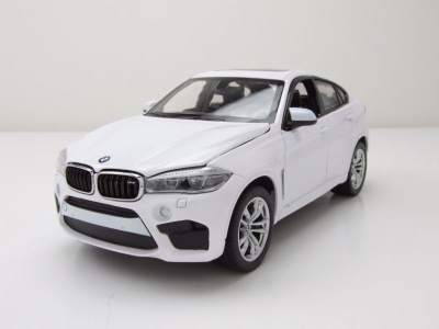 BMW X6M 2018 weiß Modellauto 1:24 Rastar