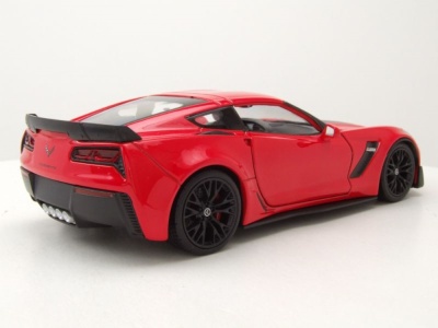 Chevrolet Corvette Z06 2017 rot Modellauto 1:24 Welly