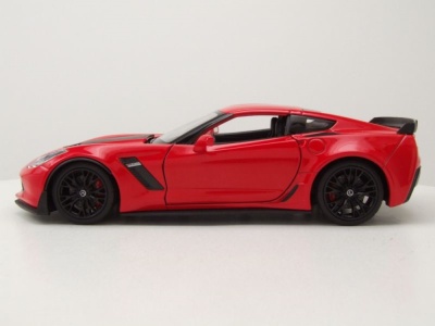 Chevrolet Corvette Z06 2017 rot Modellauto 1:24 Welly