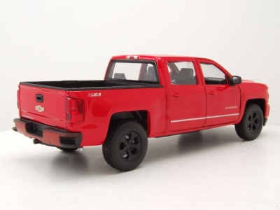 Chevrolet Silverado Pick Up 2017 rot Modellauto 1:24 Welly