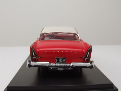 Plymouth Fury Hardtop 1958 rot weiß Modellauto 1:43 Neo Scale Models