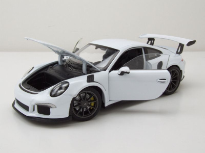 Porsche 911 (991) GT3 RS 2016 weiß Modellauto 1:24 Welly