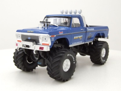 Ford F-250 Pick Up Bigfoot #1 Original Monster Truck 1974 blau metallic Modellauto 1:43 Greenlight Collectibles