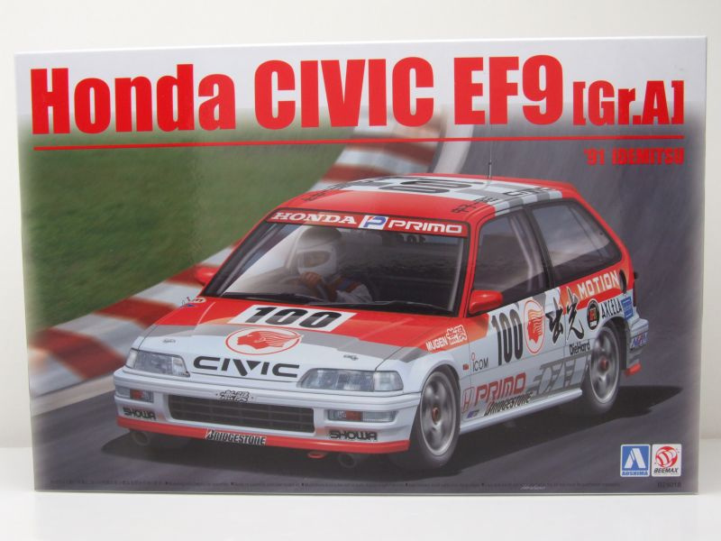Honda Civic EF3 Gr.A 1991 Idemitsu Kunststoffbausatz 1:24 Beemax