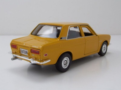 Datsun 510 1971 gelb Modellauto 1:24 Maisto