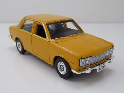 Datsun 510 1971 gelb Modellauto 1:24 Maisto