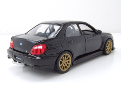 Subaru Impreza WRX STI 2010 schwarz Modellauto 1:24 Welly
