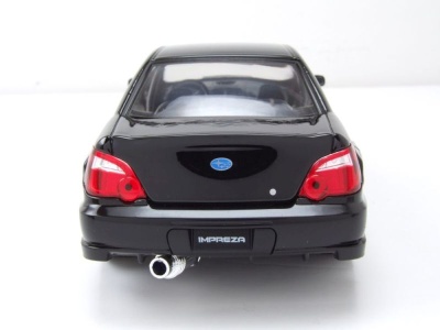 Subaru Impreza WRX STI 2010 schwarz Modellauto 1:24 Welly