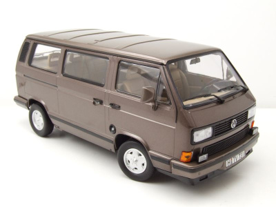 VW T3 Bus Multivan 1990 bronze metallic Modellauto 1:18 Norev