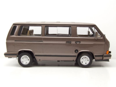 VW T3 Bus Multivan 1990 bronze metallic Modellauto 1:18 Norev