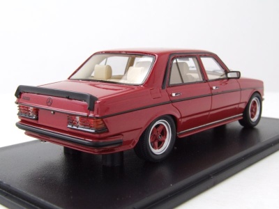 Mercedes 280 E AMG W123 1980 rot metallic Modellauto 1:43 Neo Scale Models