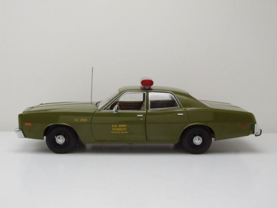 Plymouth Fury 1977 A-Team US Army Colonel Decker Modellauto 1:18 Greenlight Collectibles