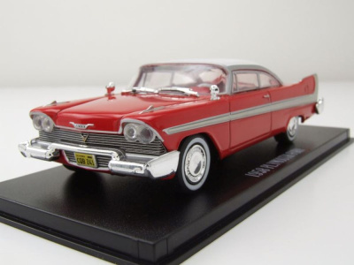 Plymouth Fury Christine 1958 rot weiß Modellauto...