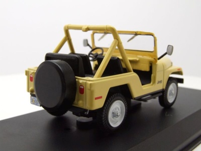 Jeep CJ5 1980 gelb Charlie´s Angels Modellauto 1:43...