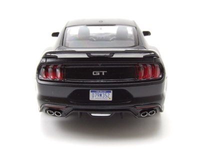 Ford Mustang GT 2018 matt schwarz Modellauto 1:24 Motormax