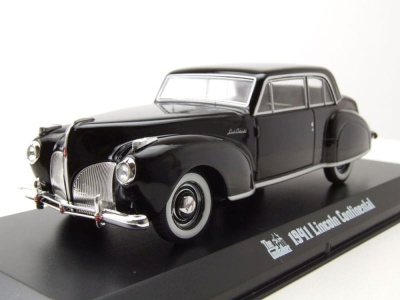 Lincoln Continental 1941 schwarz Godfather Der Pate Modellauto 1:43 Greenlight Collectibles