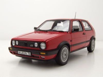 VW Golf 2 GTI 1990 rot Modellauto 1:18 Norev