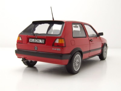 VW Golf 2 GTI 1990 rot Modellauto 1:18 Norev