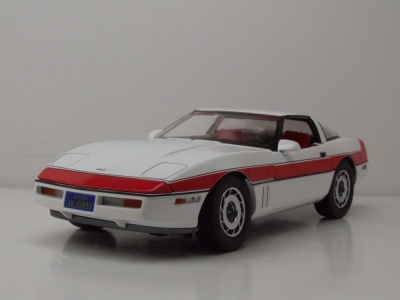 Chevrolet Corvette C4 1984 weiß rot A-Team...