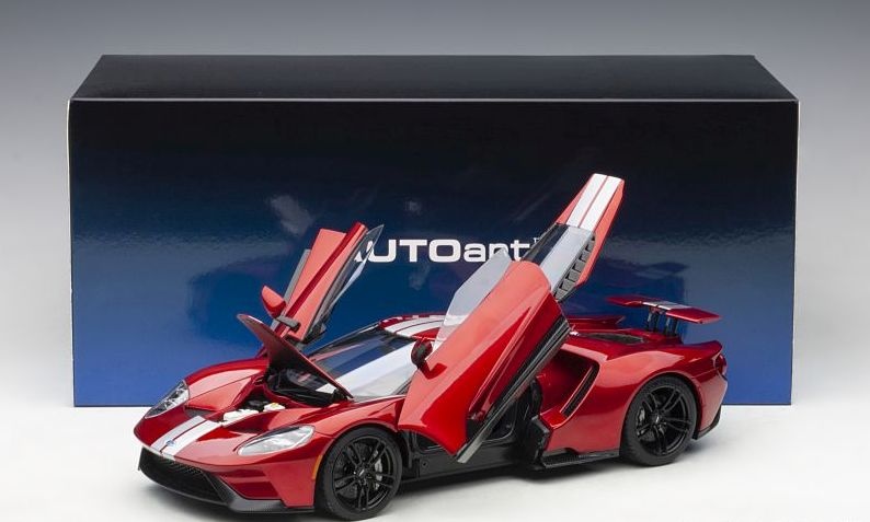Modellauto Ford GT 2017 rot metallic Modellauto 1:18 Autoart, 284,50 €