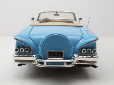 Chevrolet Impala Convertible 1958 hellblau Modellauto 1:18 Motormax