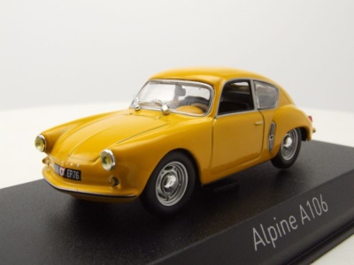 Alpine Renault A106 1956 gelb Modellauto 1:43 Norev