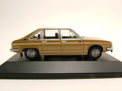 Tatra 613 1976 gold metallic, Modellauto 1:43 / IST Models