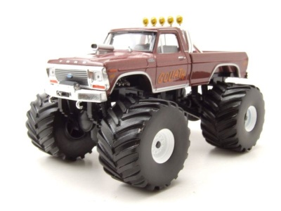 Ford F-250 Pick Up Monster Truck Goliath 1979 braun metallic Modellauto 1:43 Greenlight Collectibles